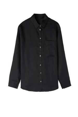 Intimissimi, THE PURE PLAIN-WEAVE - Overhemdblouse - black