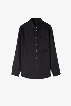 Intimissimi, THE PURE PLAIN-WEAVE - Overhemdblouse - black