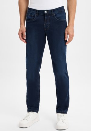 AIDEN - Jean slim - dark stone