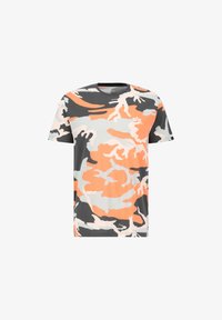 Selected, orange grey camo