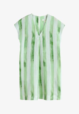 Next, Freizeitkleid - green ecru stripe