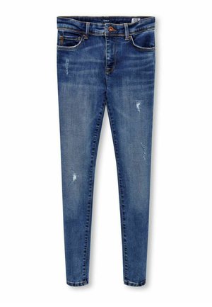 KOBJERRY DESTROYED - Vaqueros pitillo - dark blue denim