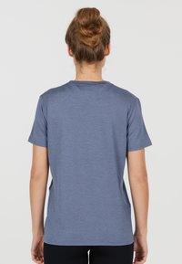 Endurance WANGE MELANGE - T-shirt till träning - blauw