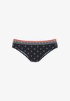 Bikini-Hose - schwarz-bedruckt