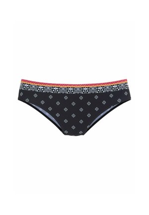 LASCANA Bikini-Hose - schwarz-bedruckt