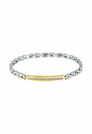 Armband - geelgoudkleurig en zilverkleurig