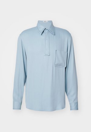 sandro CHEMISE ITALIENNE DEMI PATTE - Overhemd - bleu ciel