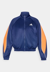 STADIUM - Φούτερ με φερμουάρ - dark blue/pure orange/off white