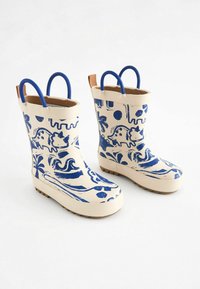 Next HANDLE - REGULAR FIT - Bottes en caoutchouc - cream dinosaur