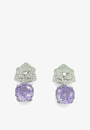 HEBE JEWELS, PARTY EVENT - Boucles d'oreilles - lil/weiss/silber coloured