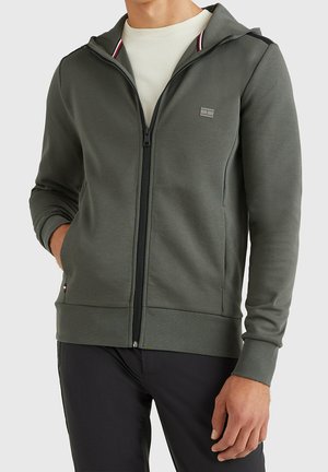 Sweater met rits - black