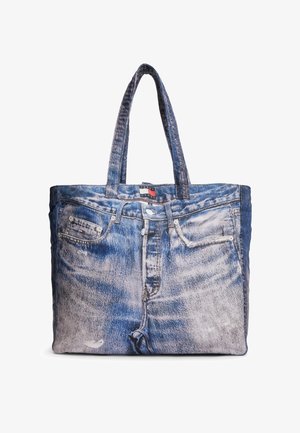 Tommy Jeans, TROMPE L'OEIL TOTE - Cabas - blue