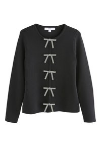 Next REGULAR FIT - SMART EMBELLISHED BOW - Kardigan - black