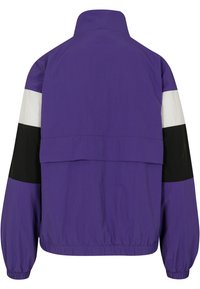 Urban Classics LADIESCRINKLE TRACK  - Vjetrovka - ultraviolet/blk/wht