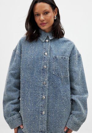 STRUCTURED DETAIL - Giacca di jeans - light blue