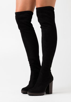 ONLY SHOES Bottes à talons hauts - black