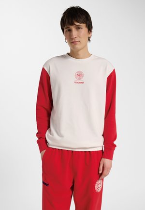 Hummel Longsleeve - white tango red