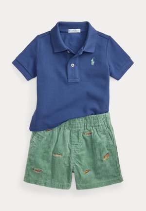 Polo Ralph Lauren COTTON MESH POLO SHIRT & CORDUROY SHORT 0-2Y SET - Shorts - old royal