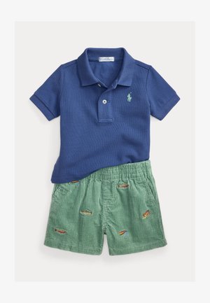 Polo Ralph Lauren COTTON MESH POLO SHIRT & CORDUROY SHORT 0-2Y SET - Σορτς - old royal