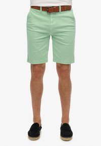 Superdry & Co OFFICER - Shorts - washed green