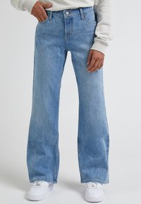 Lee Vaqueros a campana - blue denim