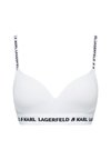 LOGO PADDED BRA - Lihtne rinnahoidja - white