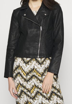 Giacca in similpelle - black