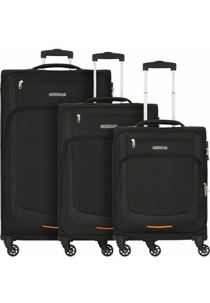SUMMER SESSION 3-TEILIG - Wheeled suitcase - black orange