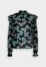 Blouse Tunique IKKS Taille 42 - Multicolore, Manches Courtes - En Polyester - Occasion Très Bon état