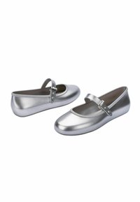 Melissa SOFT - Balerinos tipo bateliai su dirželiu ties kulkšnimi - silver