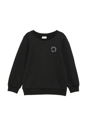 MIT BÜNDCHEN UND KLEINEM DETAIL - Sweater - schwarz