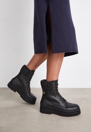 Bottines à plateau - black