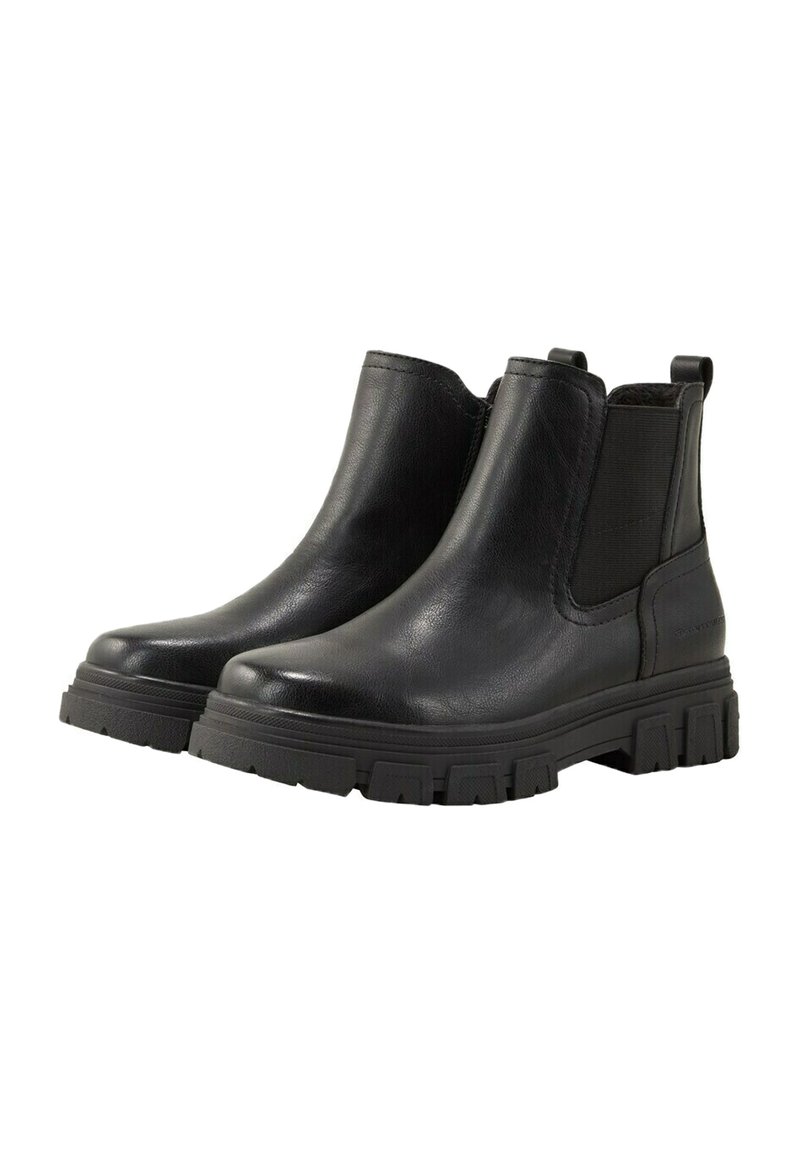 TOM TAILOR Botines bajos - black