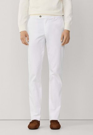 CLASSIC - Pantalones chinos - white