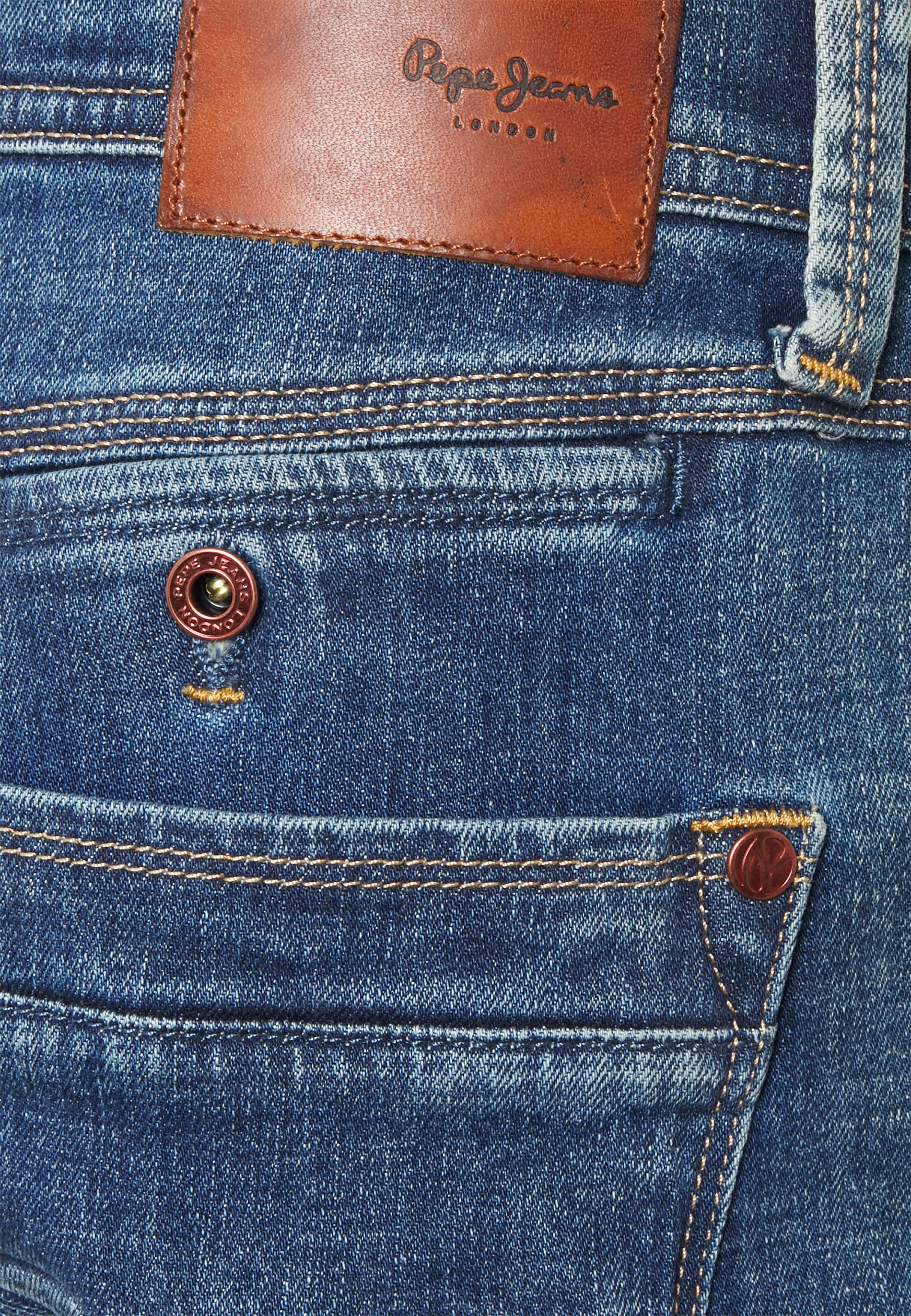 Pepe Jeans London Vaquero de corte bota azul oscuro look casual Moda Vaqueros Vaqueros de corte bota