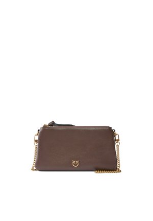 Borsa a tracolla - chestnut brown/antique gold