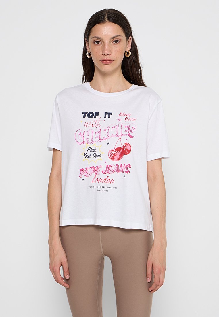 Pepe Jeans T-shirt print wit