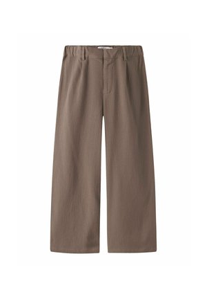 Name it HOSE LOOSE FIT - Wide leg - brown lentil