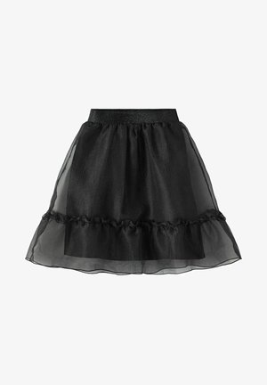 ROCK - A-line skirt - black