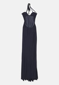 LONG DRESS WITH SLIT - Robe en jersey - navy