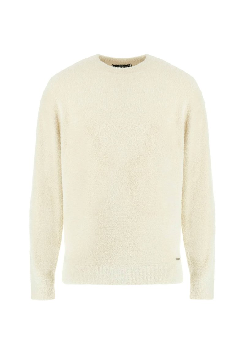 Guess FLAUSCH-RUNDHALSAUSSCHNITT Fleece jumper creme/beige