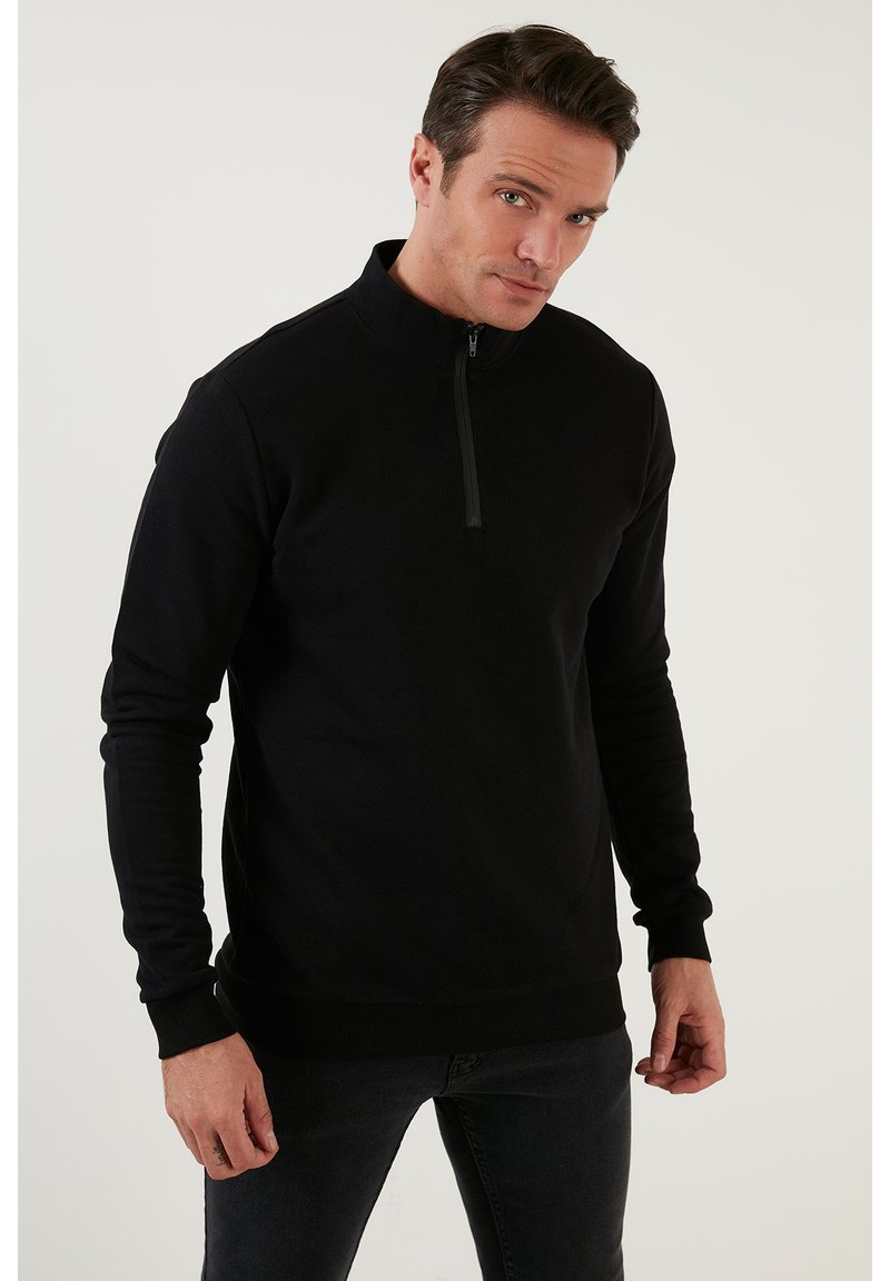 Buratti REGULAR FIT - Mikina - black