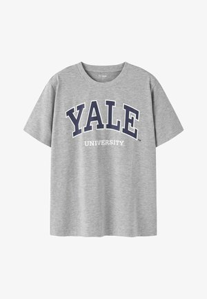 COLLEGE - Majica kratkih rukava s printom - grey melange