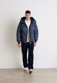 Tommy Jeans BRANDED PUFFER JACKET - Vinterjakke - dark night navy