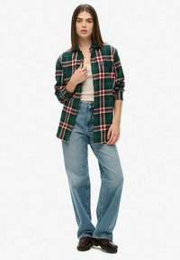 Non selezionato, oregon check green