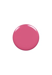 Punto di vernice circolare di un brillante colore rosa con finitura lucida, texture liscia e senza dettagli di pattern o hardware visibili.
