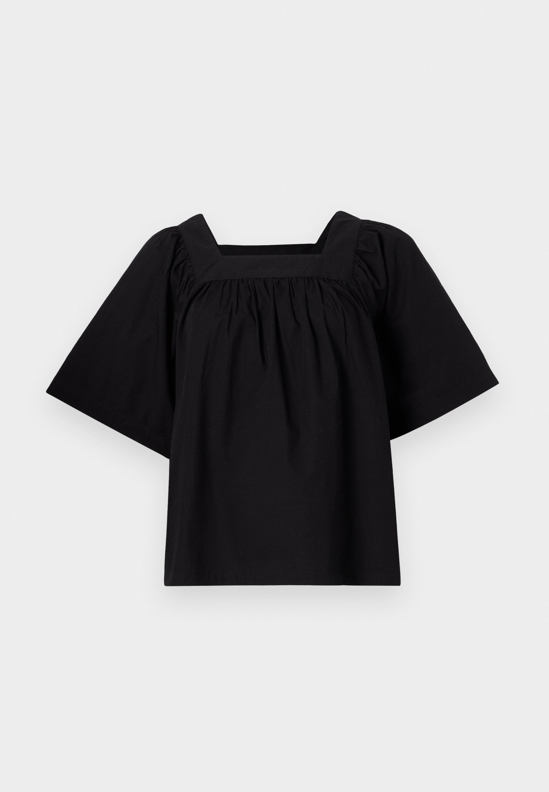 VILA VIJUNE SQUARE NECK - Blouse - black - Zalando.co.uk
