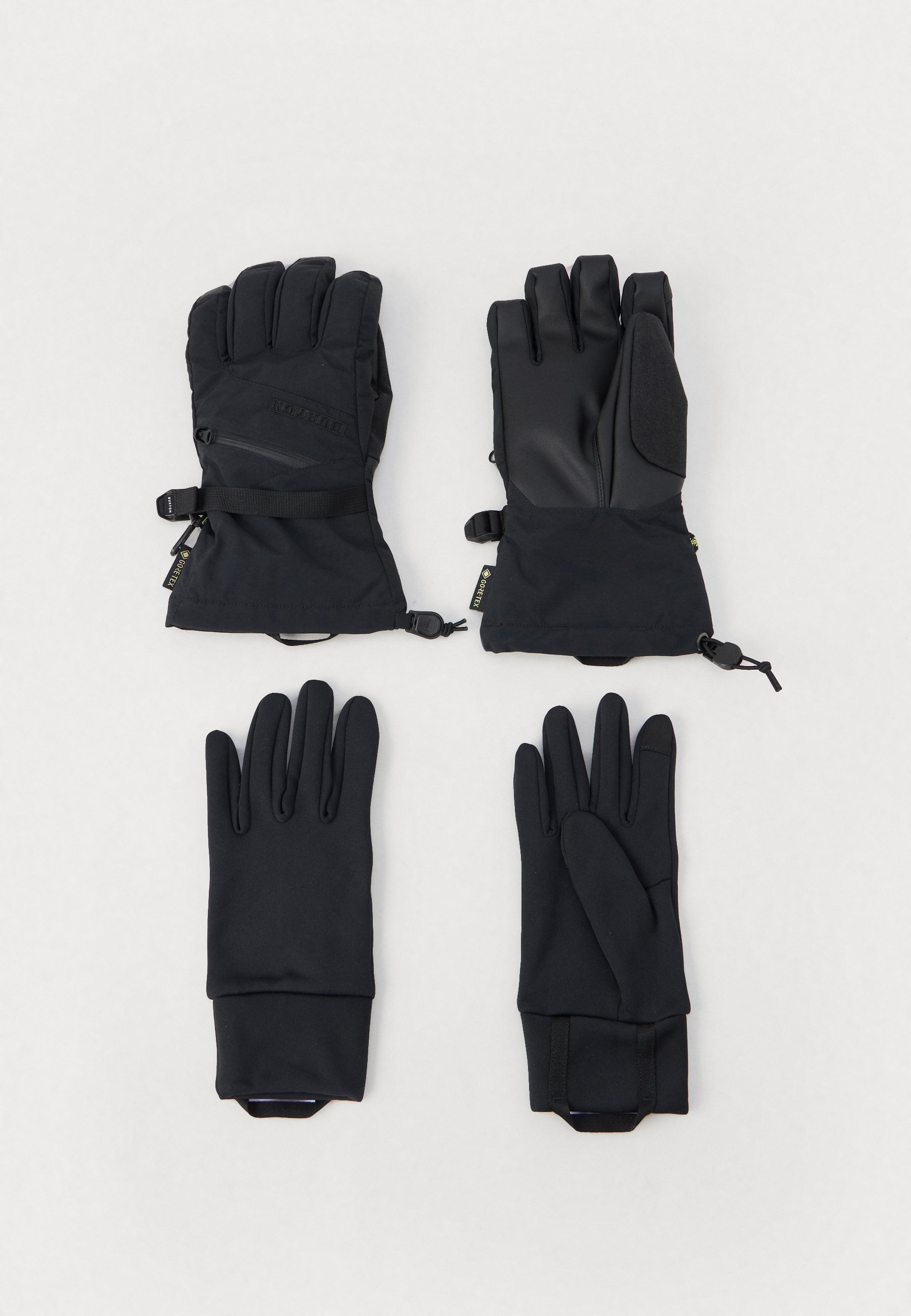 Burton WOMENS GORE GLOVES 2 IN 1 UNISEX - Fingerhandschuh - true  black/schwarz - Zalando