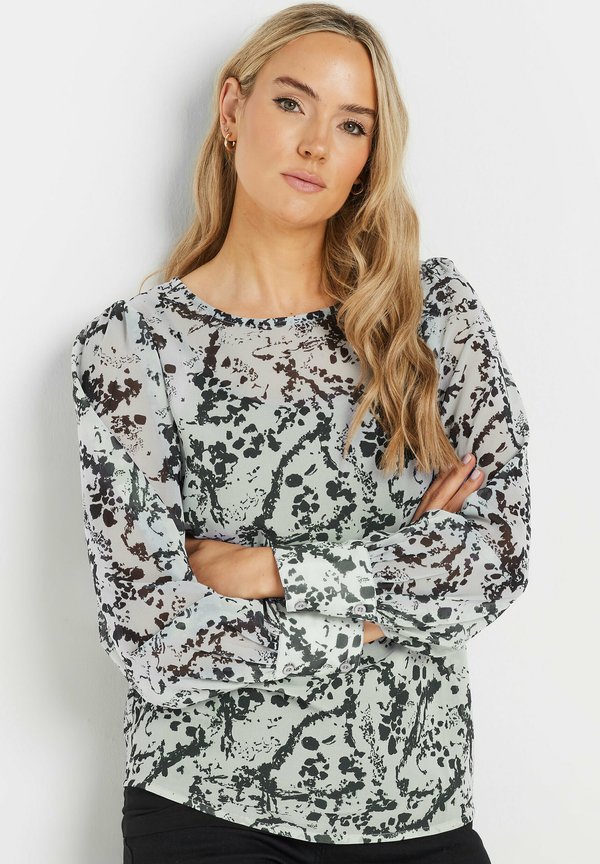 SHEER ABSTRACT  - Bluse - ivory