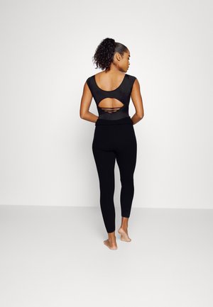 CAP SLEEVE LEOTARD - Turnpak - black